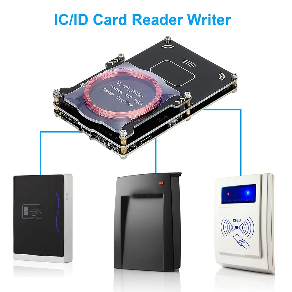 Proxmark3 RFID 카드 리더 라이터 IC ID 키 NFC 5.0 스마트 칩 복사기 프로그래머 키트, UID S50 디코딩 복사기, 125KHz, 13.56MHz