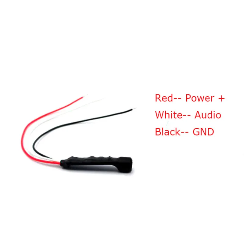 미니 사운드 모니터 오디오 장치 CCTV 마이크, 보안 카메라 DC6-12V 소형 고감도 마이크, 56db, 10 개