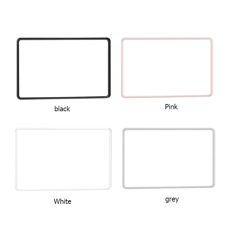 테슬라 모델 3 Y용 스크린 보호대 실리콘 보호 트림 커버, 중앙 제어 내비게이션, 자동차 액세서리, 핑크 그레이 화이트