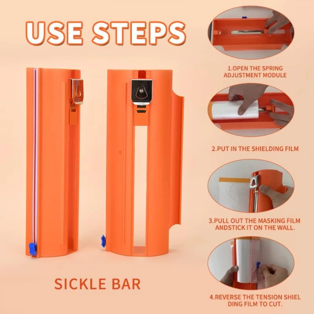 마스킹 필름 절단기 업그레이드, 마스킹 필름 절단 도구, 아토모빌 스프레이 페인트 보호 필름, 가구 방진 필름