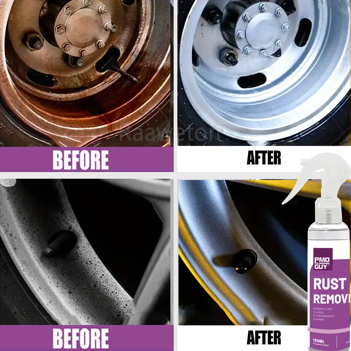 2023 녹 얼룩 제거제, 강력한 효과 다리미, 스테인리스 스틸 연마제, 자동차 오토바이 수도꼭지, 욕실 문짝 허브