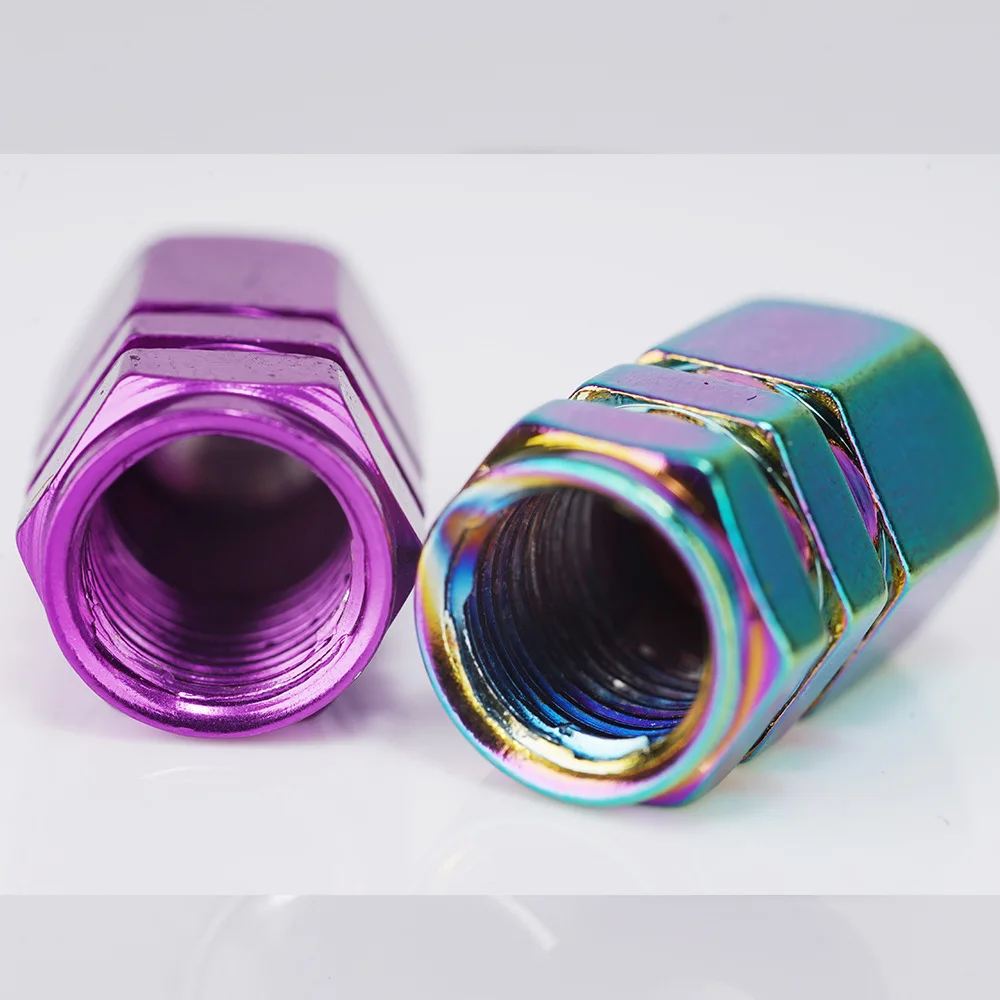 알루미늄 합금 자동차 타이어 밸브 스템 캡, 타이어 림 밸브 니플 커버, 자동차 오토바이 트럭용 방진 방수