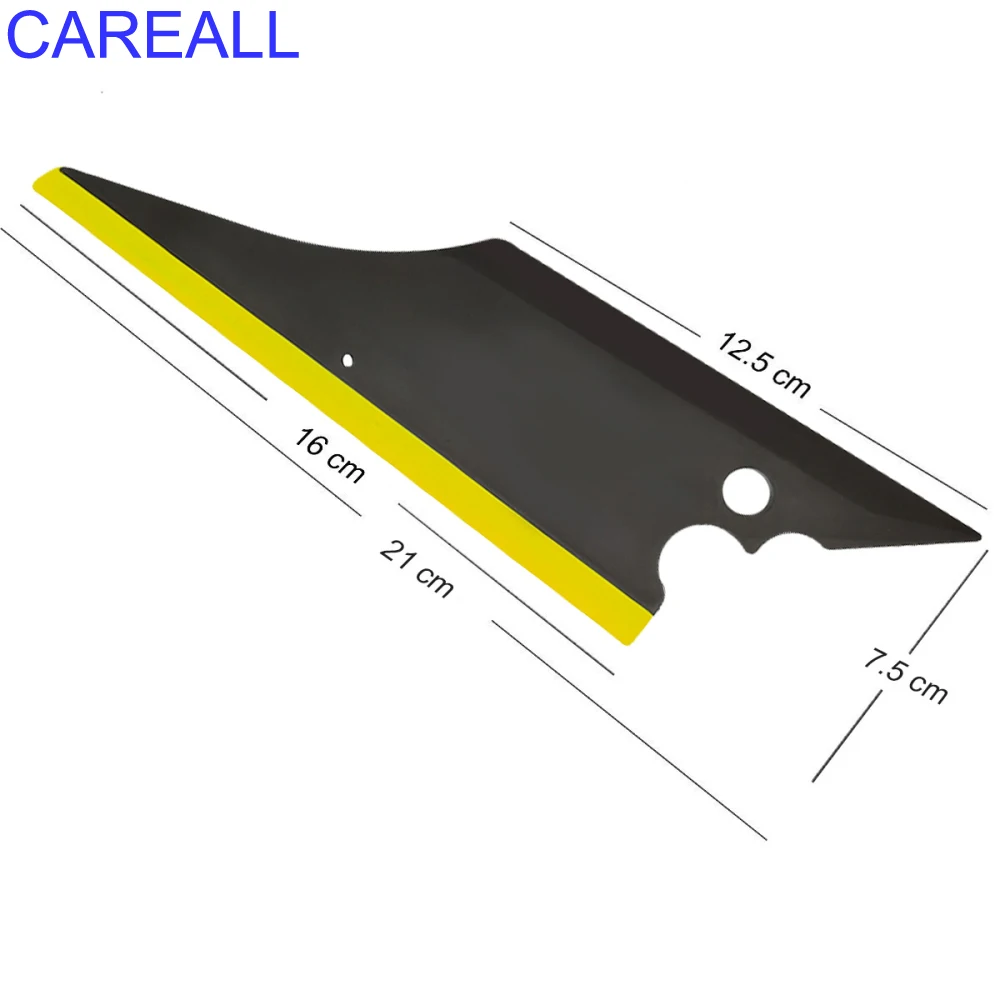 CAREALL 컨커러 고무 스퀴지 소프트 블레이드 비닐 랩 윈도우 틴트 스크레이퍼, 스노우 워터 리무버 와이퍼, 세차 청소 도구, 5 개