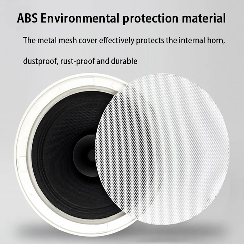 홈 오디오 배경 음악 시스템에 장착 프레임리스 천장 스피커, 오디오 확성기-스테레오 음악 플레이어, 15W