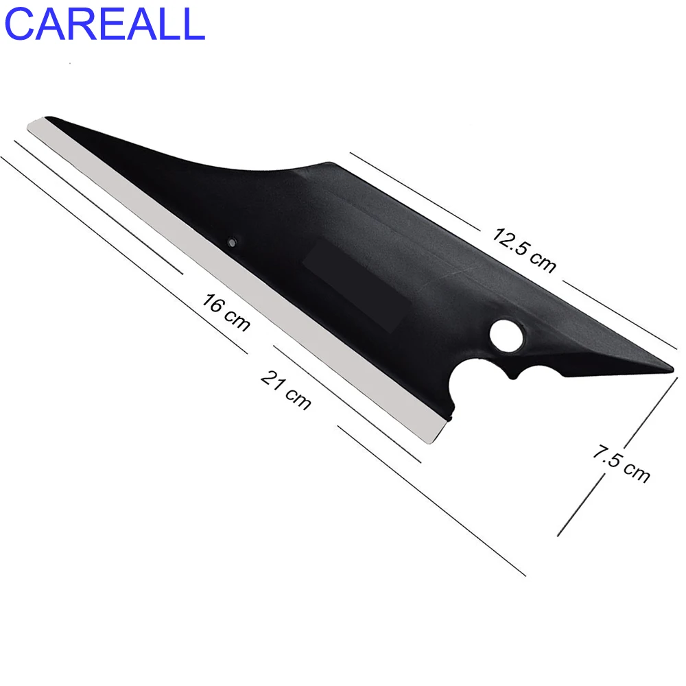 CAREALL 컨커러 고무 스퀴지 소프트 블레이드 비닐 랩 윈도우 틴트 스크레이퍼, 스노우 워터 리무버 와이퍼, 세차 청소 도구, 5 개