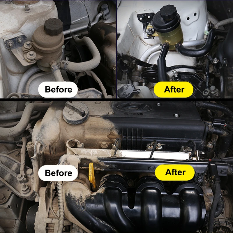 AIVC 자동차 엔진 베이 클리너, 엔진 격실용 강력한 오염 제거 청소 제품, 자동차 디테일러 자동차 청소 제품