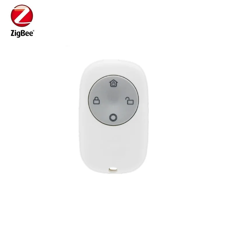 Zigbee3.0 스마트 알람 리모컨, 암 포함, 4 키, 홈 알람, SOS 기능, 홈 어시스턴트와 호환 가능