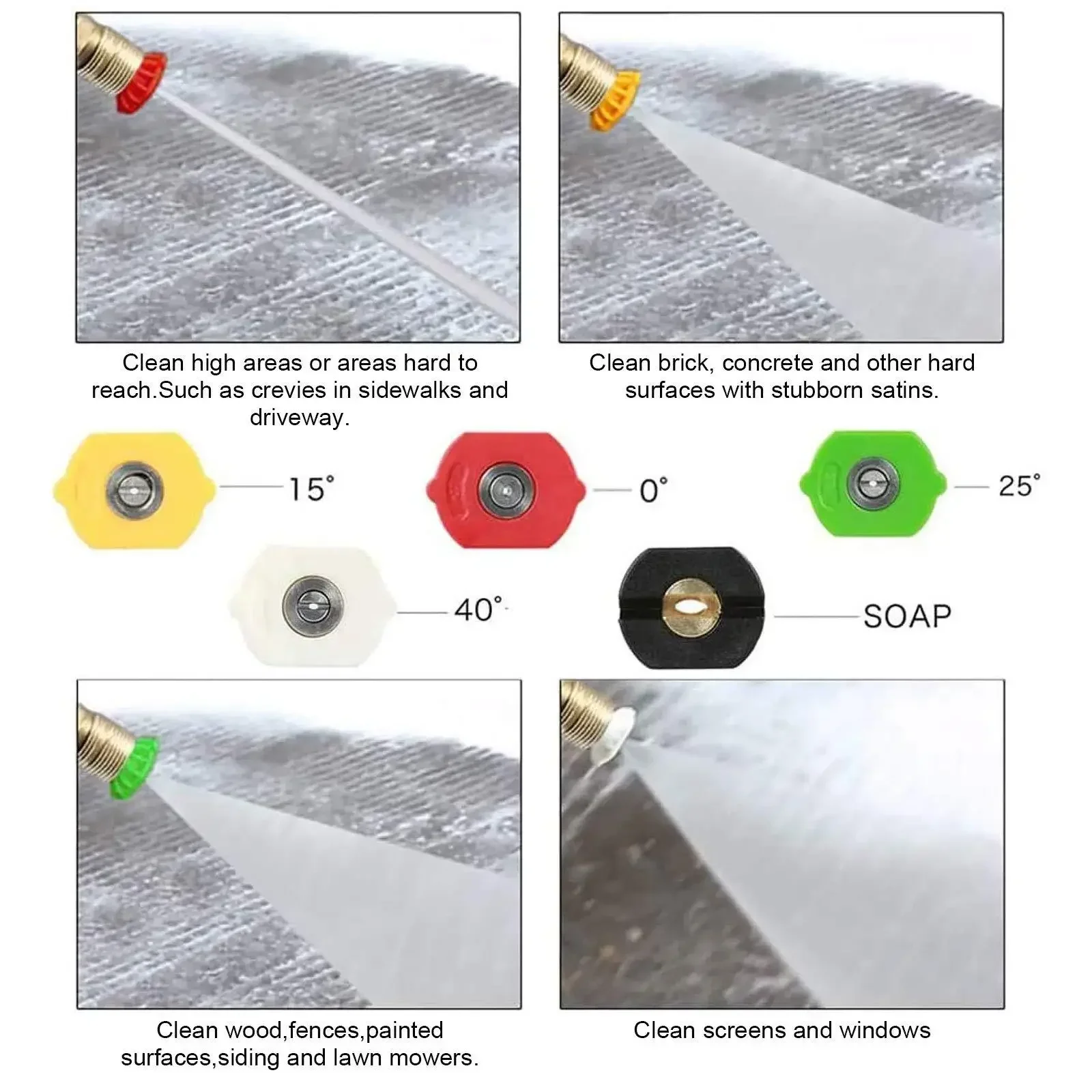 로드 제트 자동차 청소 고압 물총 익스텐션, Karcher K2 K3 K4 K5 K6 K7 깍지 포함, 1/4 인치