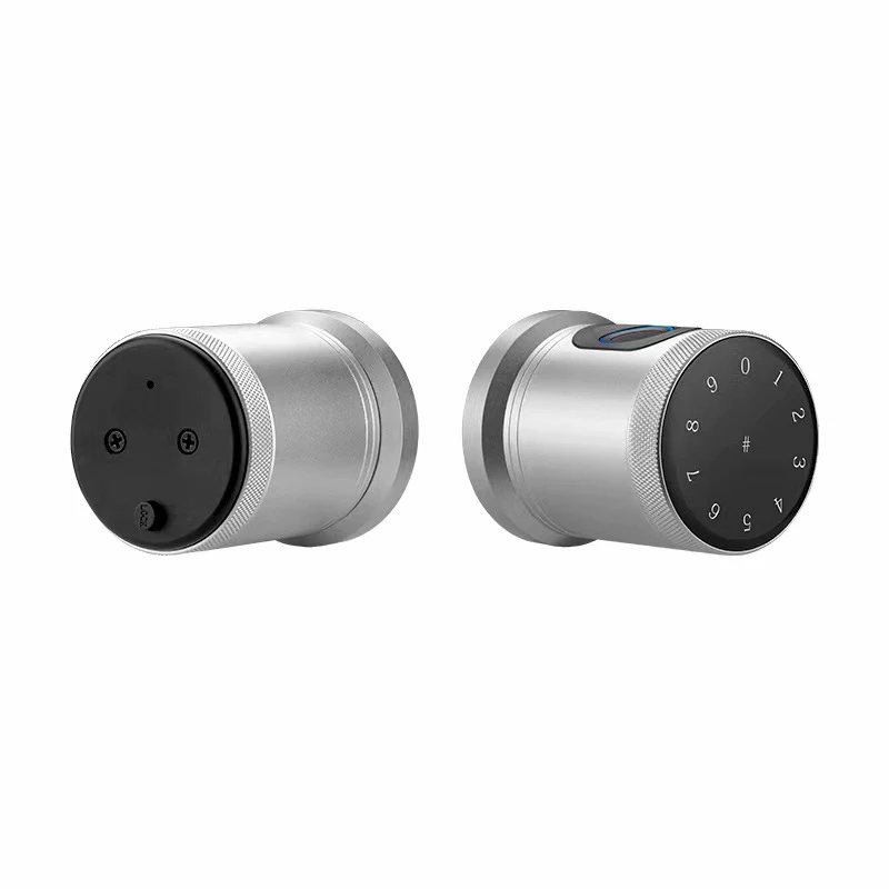 스마트 블루투스 손잡이 잠금 장치, 지문 전자 데드볼트 잠금 장치, 키 터치 키패드, 지능형 잠금 콘 TTLOCK 앱 제어