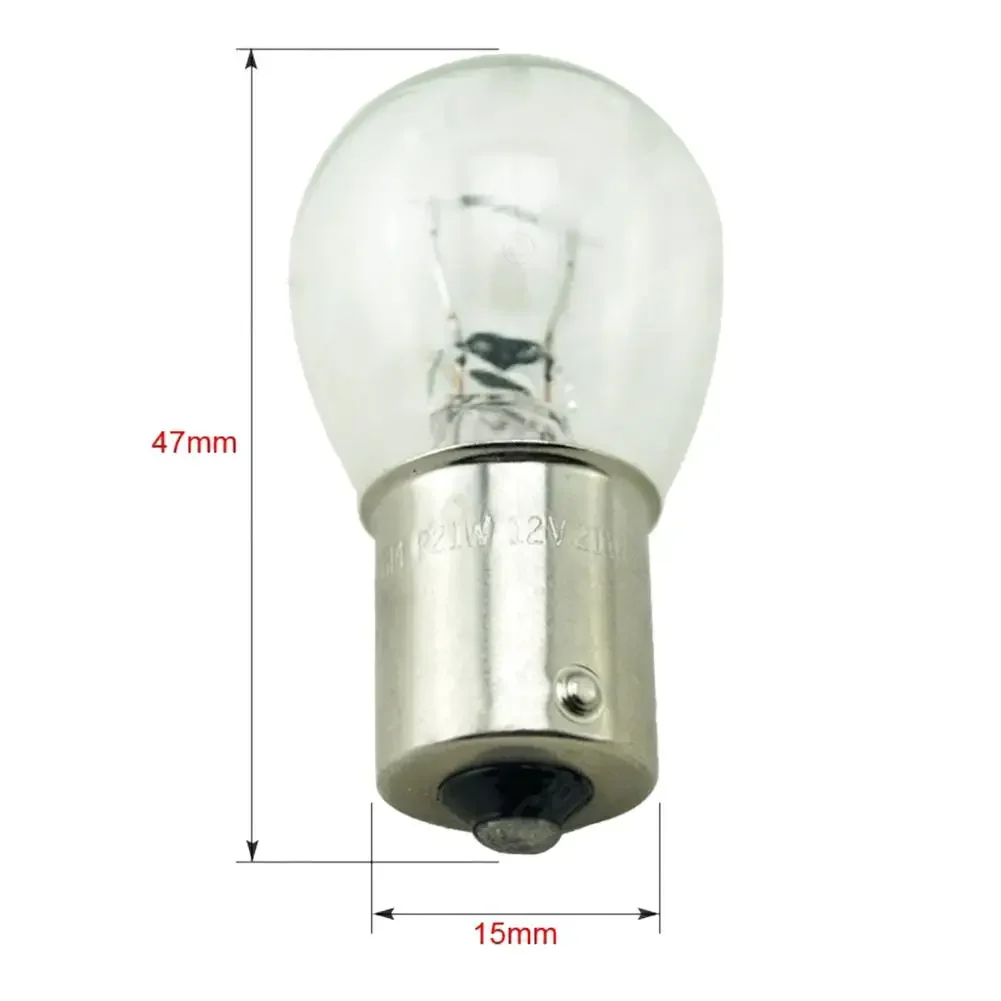 후진 브레이크 후미등 교체 부품, 자동차 테일 램프 전구, 12V 1156 BA15S S25, 10 개/세트