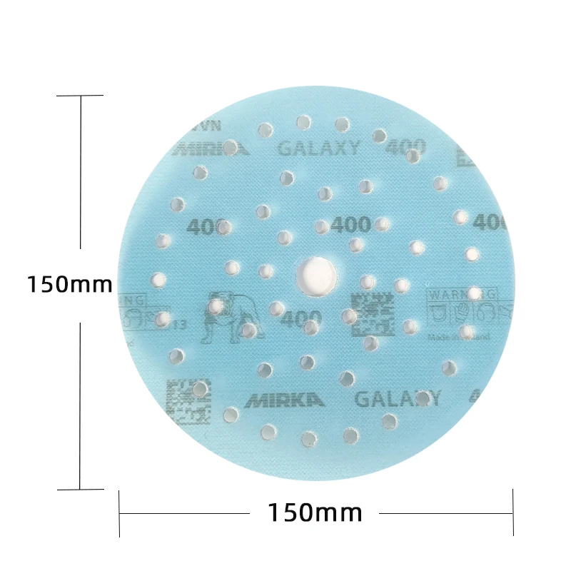 Mirka-갤럭시 사포 6 인치 150mm, 자동차 미용 드라이 스크럽 종이, 목공 가구 하드웨어 연마 연마재 80-2000