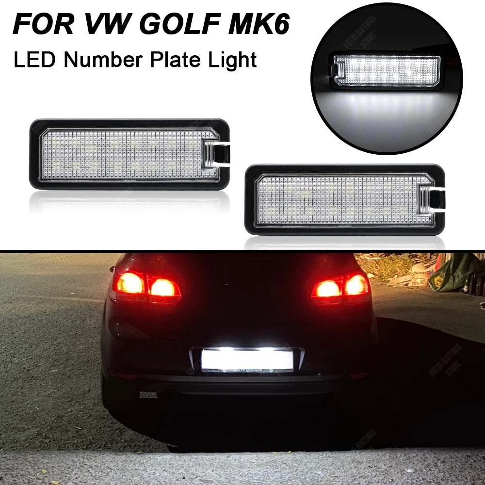 이비자용 LED 번호판 조명, VW GTi 골프 4 5 6 7 MK6 MK7 파사트 CC B6 B7 폴로 시로코 딱정벌레 번호 램프, 좌석 2 개 title=이비자용 LED 번호판 조명, VW GTi 골프 4 5 6 7 MK6 MK7 파사트 CC B6 B7 폴로 시로코 딱정벌레 번호 램프, 좌석 2 개 