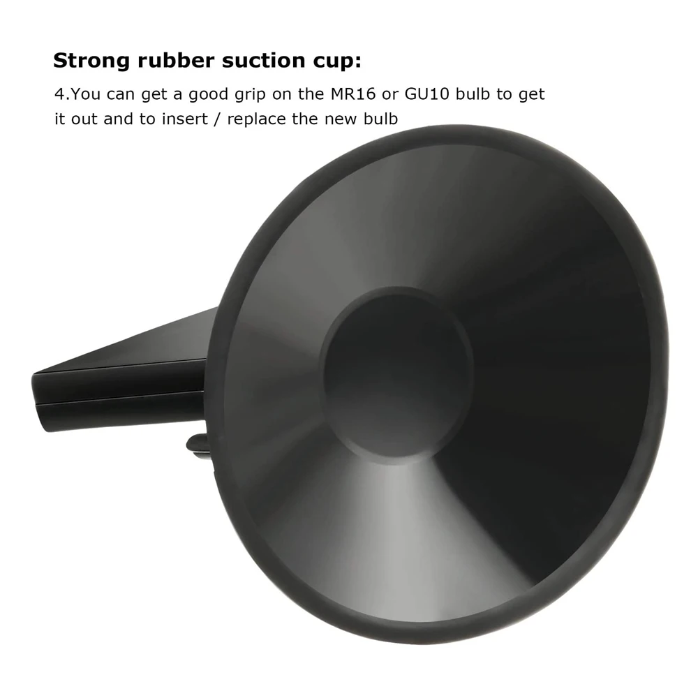 3pcs 전구 흡입 컵 제거 도구 LED 할로겐에 대 한 GU10 MR16 램프 체인저 헤드 NRS90-N20 흡입 컵 전구 제거제