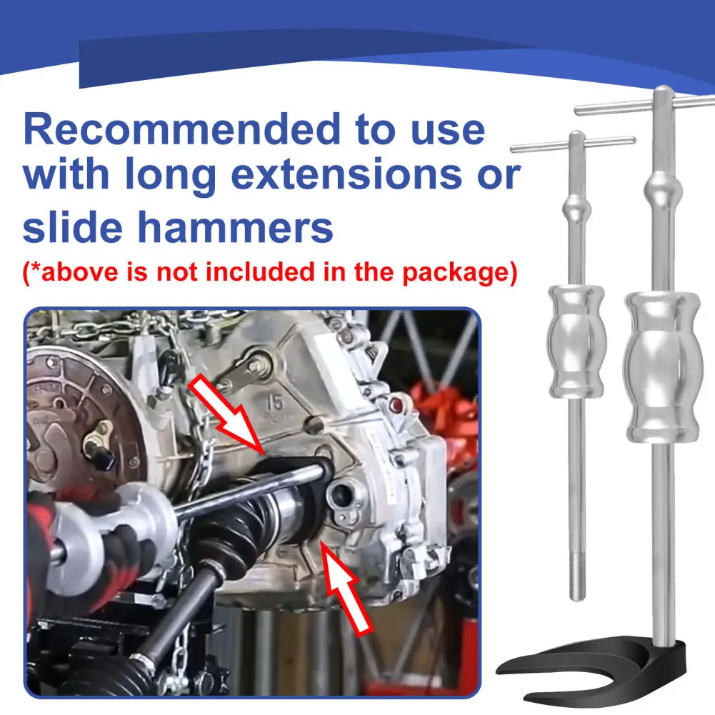 CV 액슬 조인트 제거 도구, 너트 포함, CV 조인트 슬라이드 해머 어댑터, 앞바퀴 드라이브 액슬 도르래 부착물, 48mm