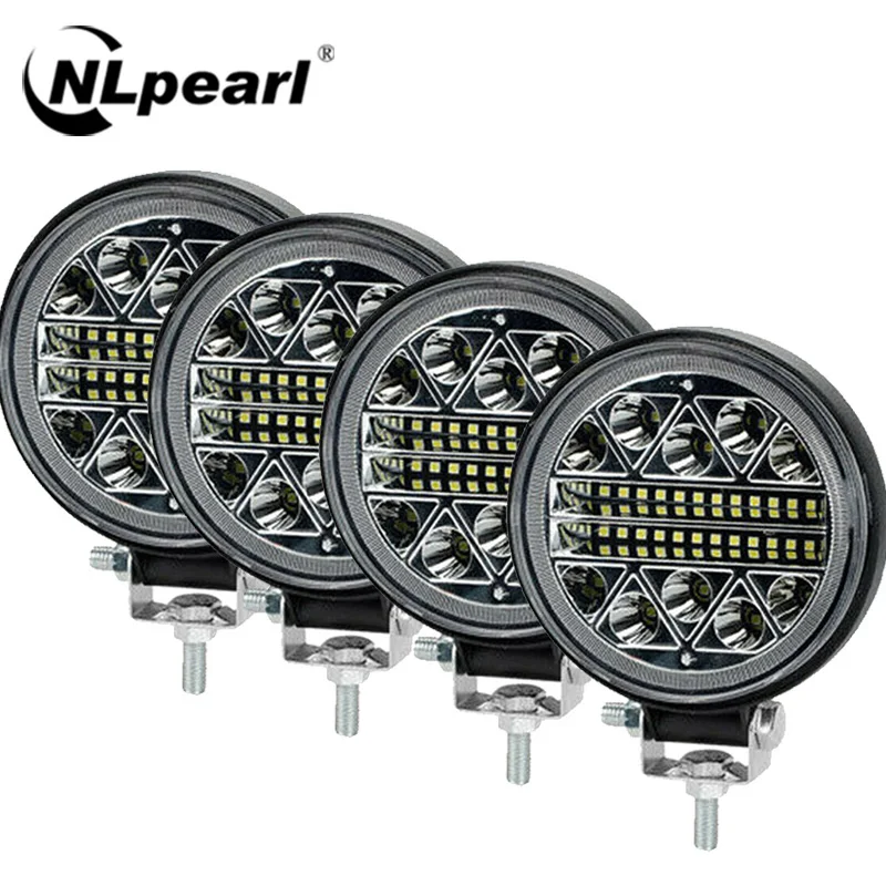 NLpearl 차량용 LED 바 작업등, 오프로드 액세서리, 4x4 ATV 스팟 플러드 플래시 트럭, SUV 운전 안개 헤드라이트, 4 인치, 102W, 12V, 24V title=NLpearl 차량용 LED 바 작업등, 오프로드 액세서리, 4x4 ATV 스팟 플러드 플래시 트럭, SUV 운전 안개 헤드라이트, 4 인치, 102W, 12V, 24V 