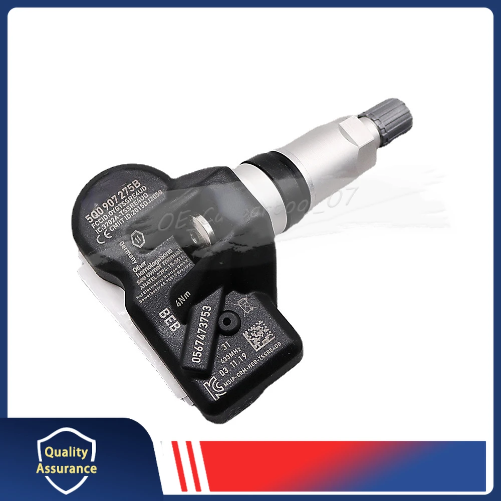 아우디 A3 A4 A5 Q3 Q5 Q7 포르쉐 카이엔 마칸 폭스바겐 골프 Eos 타이어 압력 TPMS 센서 모니터링 시스템, 4X, 5Q0907275B