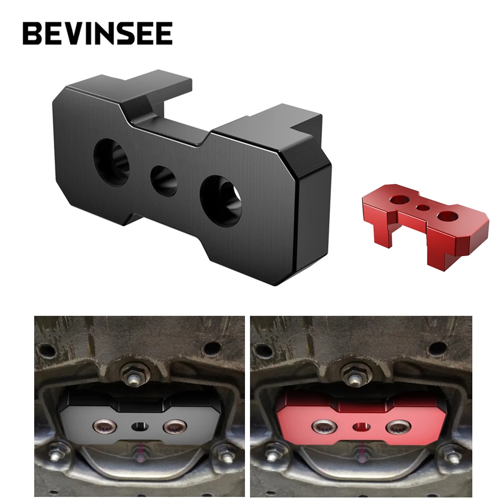 BEVINSEE 변속기 마운트 인서트, S-Tronic 수동 알루미늄 자동차 부품용, 아우디 B8 섀시 A4 S4 RS4 A5 S5 RS5 Q5 SQ5 모델용 title=BEVINSEE 변속기 마운트 인서트, S-Tronic 수동 알루미늄 자동차 부품용, 아우디 B8 섀시 A4 S4 RS4 A5 S5 RS5 Q5 SQ5 모델용 