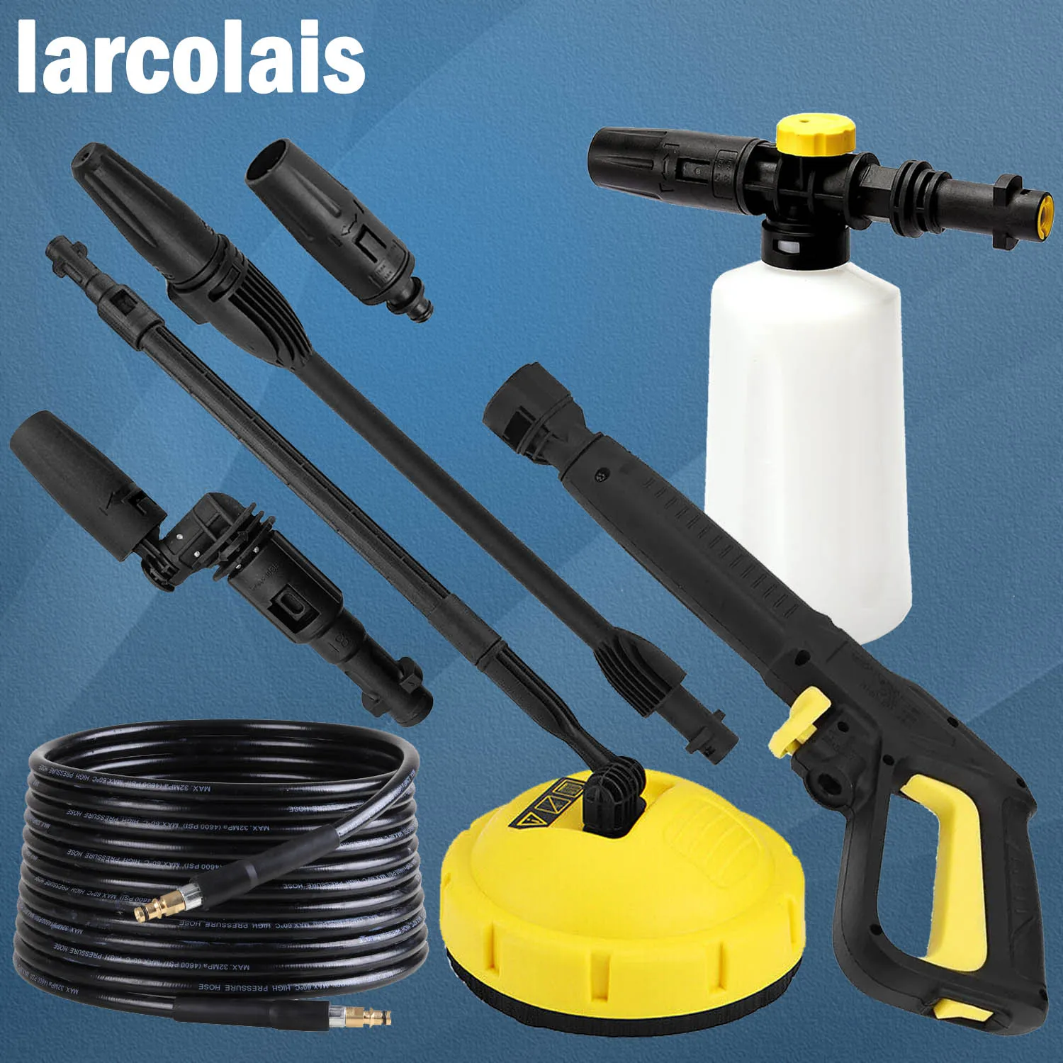 Karcher K용 고출력 압력 와셔 건, 익스텐션 지팡이 깍지 팁, 폼 랜스 표면 클리너, 자동차 파티오 마당 진입로 title=Karcher K용 고출력 압력 와셔 건, 익스텐션 지팡이 깍지 팁, 폼 랜스 표면 클리너, 자동차 파티오 마당 진입로 