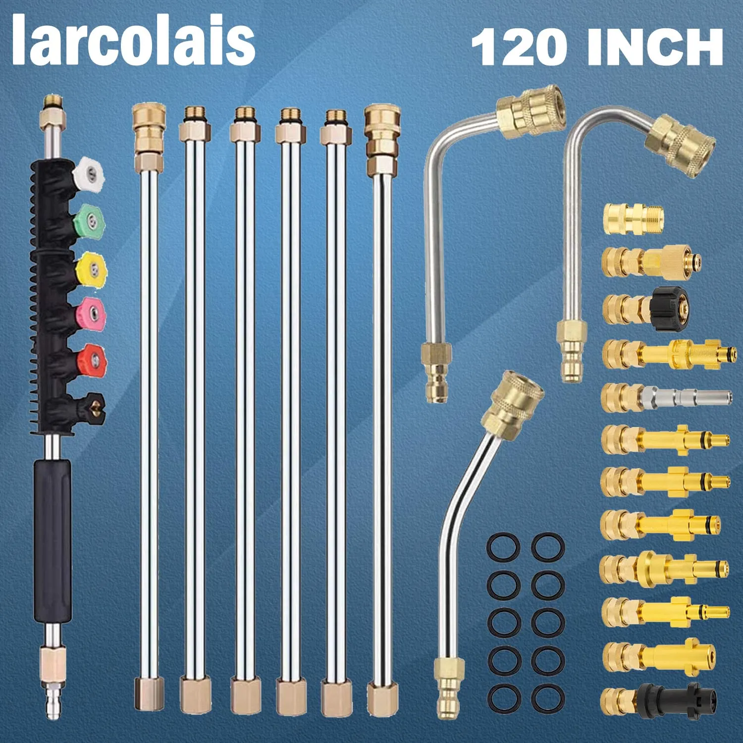 120 압력 와셔 익스텐션 완드 랜스 스프레이 깍지 팁, Karcher M22-14 Sun Joe Anlu 자동차 클리너, 1/4 인치 퀵 커넥터 title=120 압력 와셔 익스텐션 완드 랜스 스프레이 깍지 팁, Karcher M22-14 Sun Joe Anlu 자동차 클리너, 1/4 인치 퀵 커넥터 