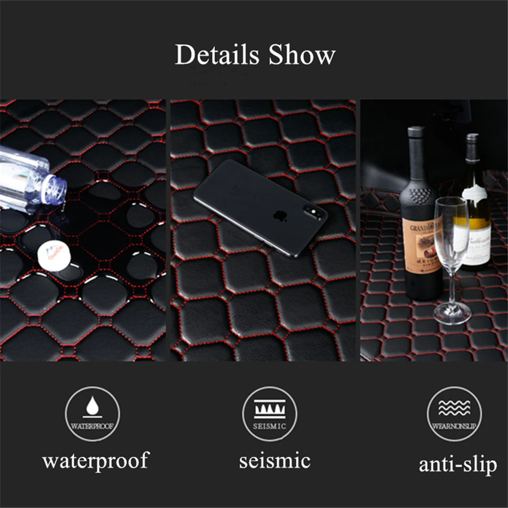 BMW 3 5 7 시리즈용 자동차 트렁크 매트, GT X5 X1 X2 X3 X4 X6 I3 IX IX3 I4 i5 i7 iX1 리어 카고 라이너 테일 부트 트레이 러기지 패드 커버