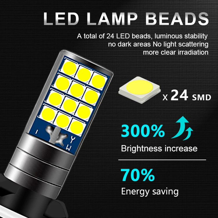 2 개 H3 H27 881 880 안개등 LED 전구 슈퍼 밝은 자동차 안개등 주간 운전 러닝 라이트 12V 6000K 화이트 블루 옐로우 그린