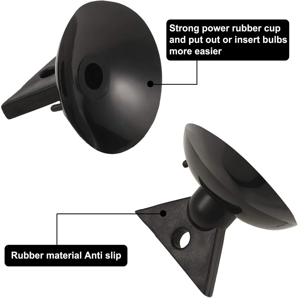 3pcs 전구 흡입 컵 제거 도구 LED 할로겐에 대 한 GU10 MR16 램프 체인저 헤드 NRS90-N20 흡입 컵 전구 제거제