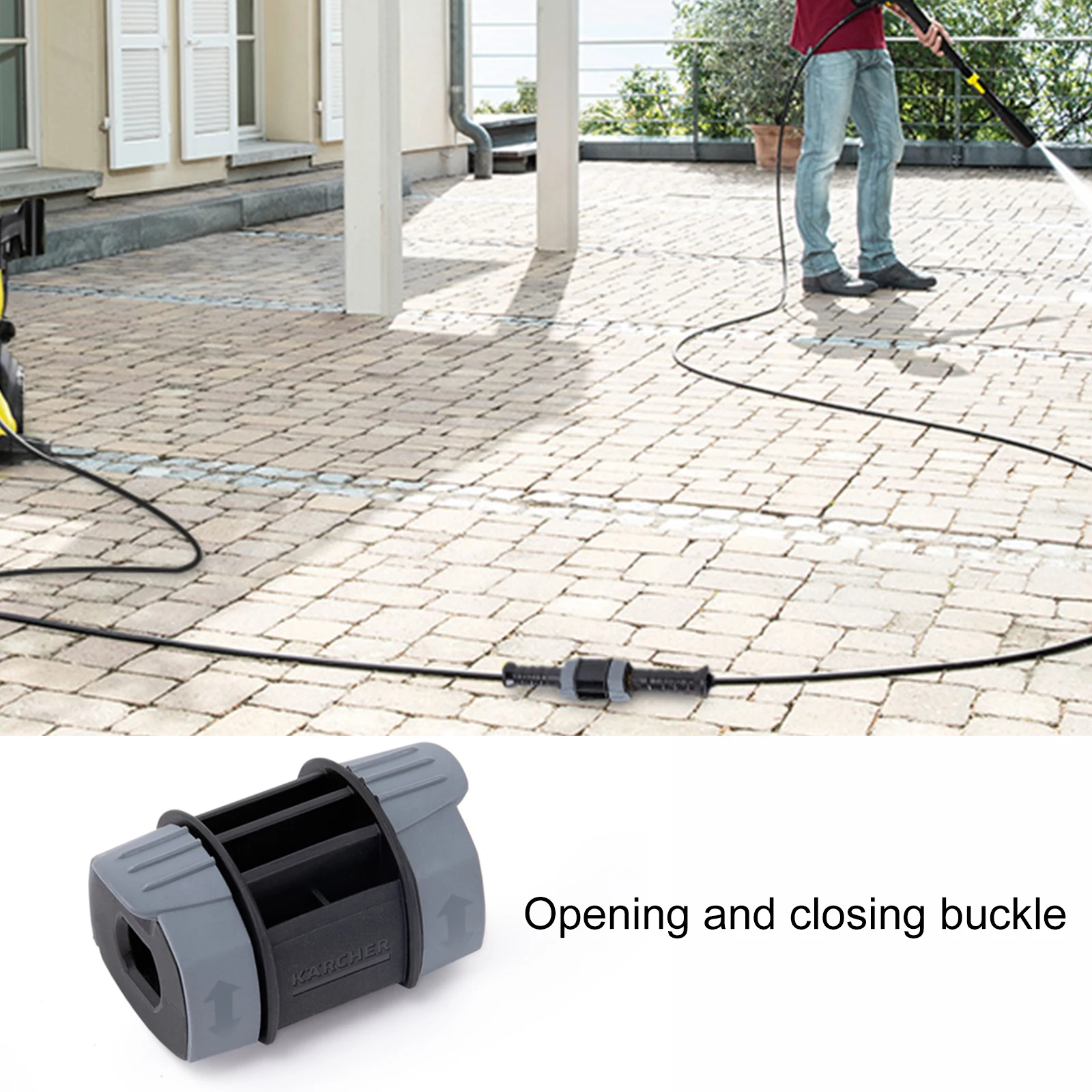 Karcher K 시리즈용 고압 세차 호스 익스텐션 커플링, 황동 익스텐션 퀵릴리즈 플러그, K1 K2 K3 K4 K5 K6 K7