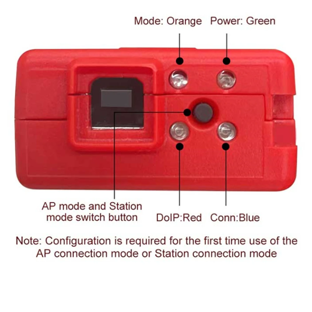 VNCI OBD 자동 진단 도구, VAG 그룹 지지대 CAN FD/ DoIP, 엔지니어 소프트웨어 포함