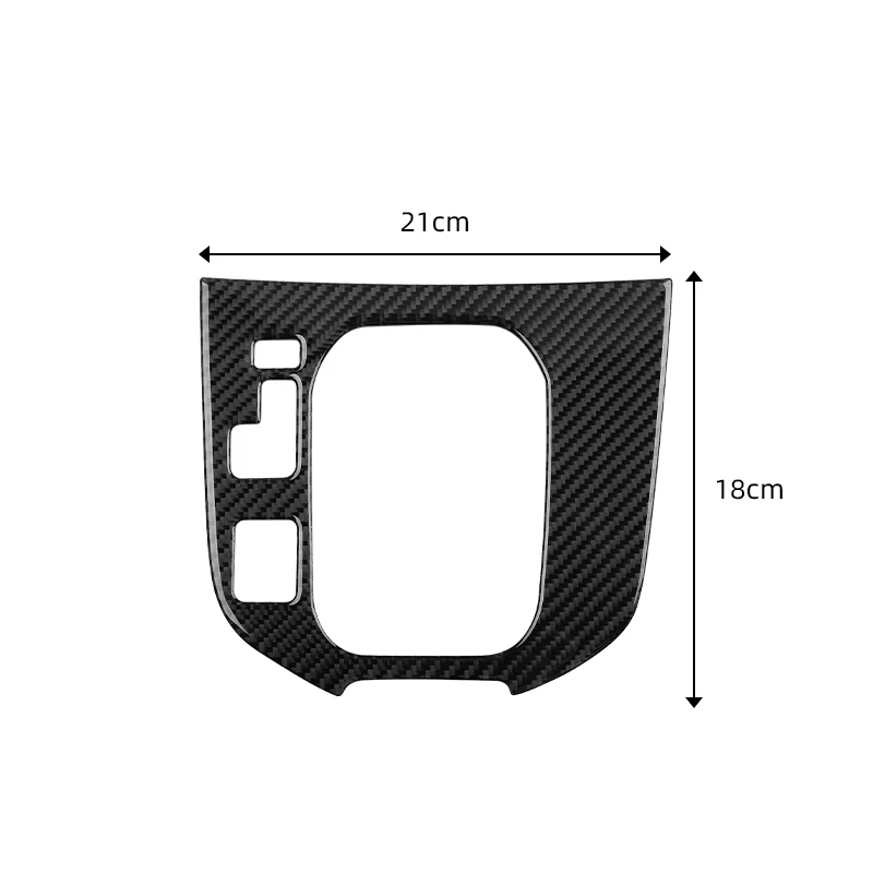 탄소 섬유 기어 패널 시프트 장식 패널 커버 스티커 장식 프레임, 마쓰다 CX-9 CX9 2016-2023 자동차 인테리어 액세서리