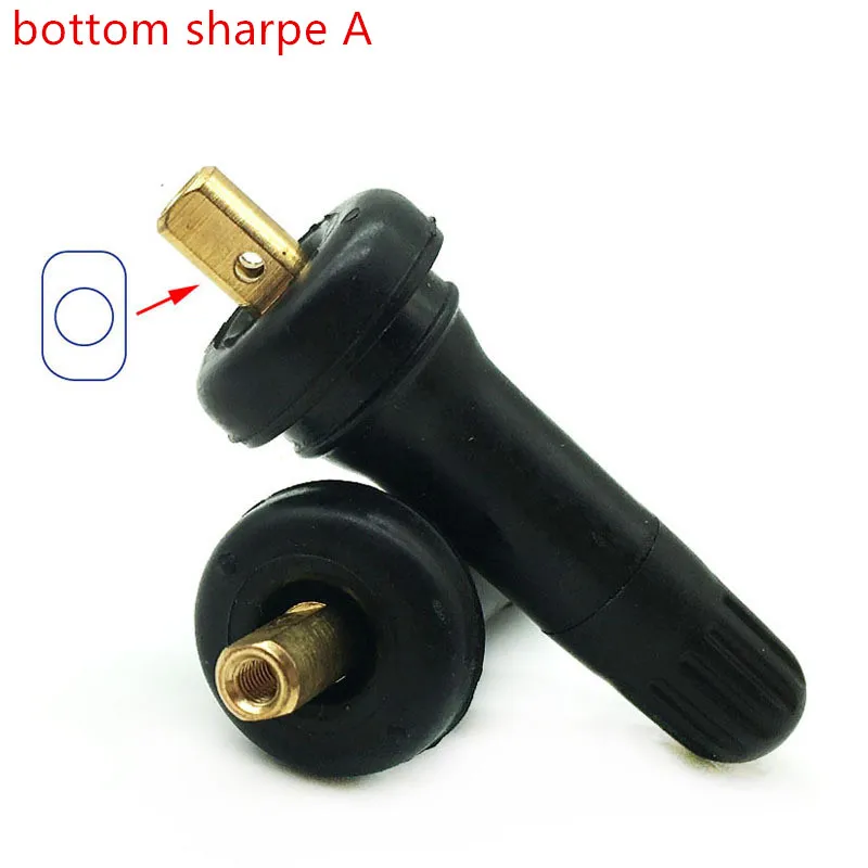 TPMS 고무 스냅인 타이어 압력 센서 밸브 스템 서비스 키트, BUICK용 교체품, 17-20008 20008 타이어 밸브, 4 개