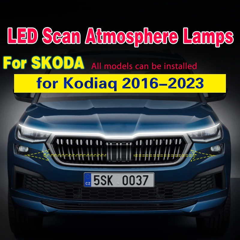 자동차 LED 스트립 DRL 조명 키트, 헤드 라이트 주간 주행 조명 12V 시작 스캔 장식 램프 Skoda kodiiq 2016-2023 title=자동차 LED 스트립 DRL 조명 키트, 헤드 라이트 주간 주행 조명 12V 시작 스캔 장식 램프 Skoda kodiiq 2016-2023 