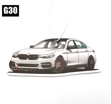 자동차 백미러 걸이식 공기 청정기, 향수 펜던트, 솔리드 페이퍼 JDM, BMW F30 E46 E90 M3 M4 M5 액세서리, 핫 세일
