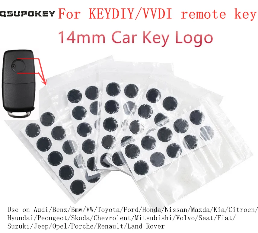 50 개/묶음 14MM 자동차 원격 키 크리스탈 로고 에폭시 스티커 KEYDIY KD/Xhorse VVDI /JMD 원격, BMW/아우디/닛산/ title=50 개/묶음 14MM 자동차 원격 키 크리스탈 로고 에폭시 스티커 KEYDIY KD/Xhorse VVDI /JMD 원격, BMW/아우디/닛산/ 