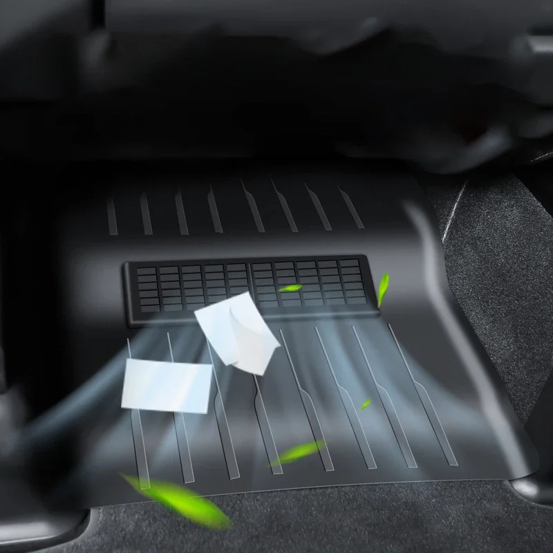 테슬라 모델 Y용 언더 시트 에어 아울렛 마스크, 언더 시트 가드, 통합 보호 커버, 방진 발 패드, 자동차 액세서리