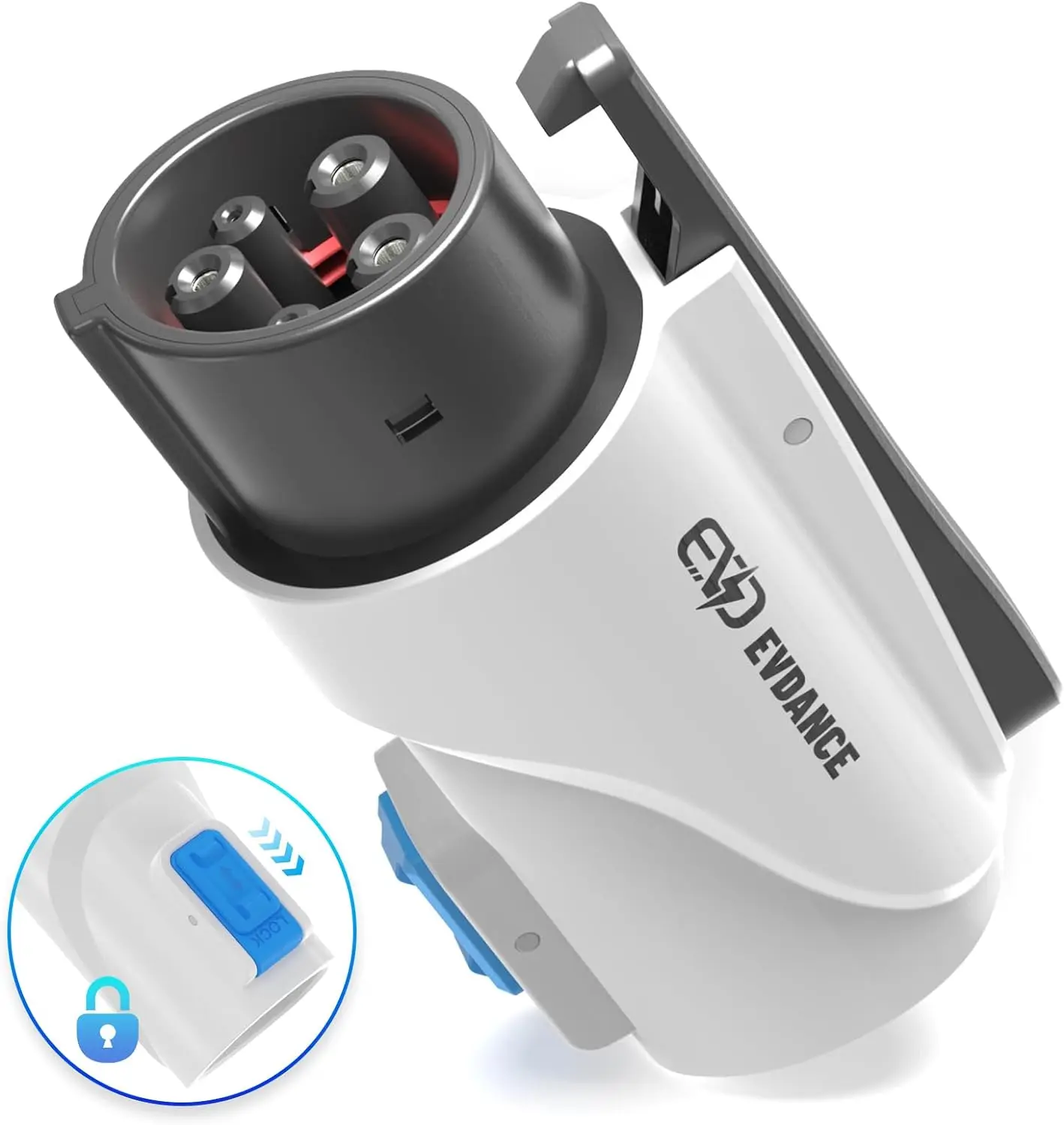 EVDANCE Tesla to J1772 어댑터, 휴대용 EV 충전 어댑터, 모든 SEA J1772 타입 1 전기자동차와 호환 가능, 20kW title=EVDANCE Tesla to J1772 어댑터, 휴대용 EV 충전 어댑터, 모든 SEA J1772 타입 1 전기자동차와 호환 가능, 20kW