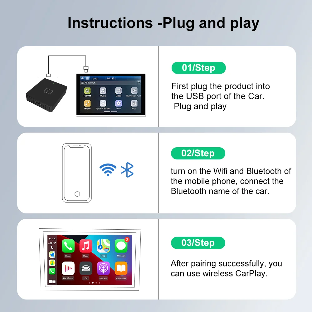 WIZCAR A2 어댑터 실시간 지도 온라인 뮤직박스, Baidu Carlife to Android 자동 변환기, 안드로이드 휴대폰용