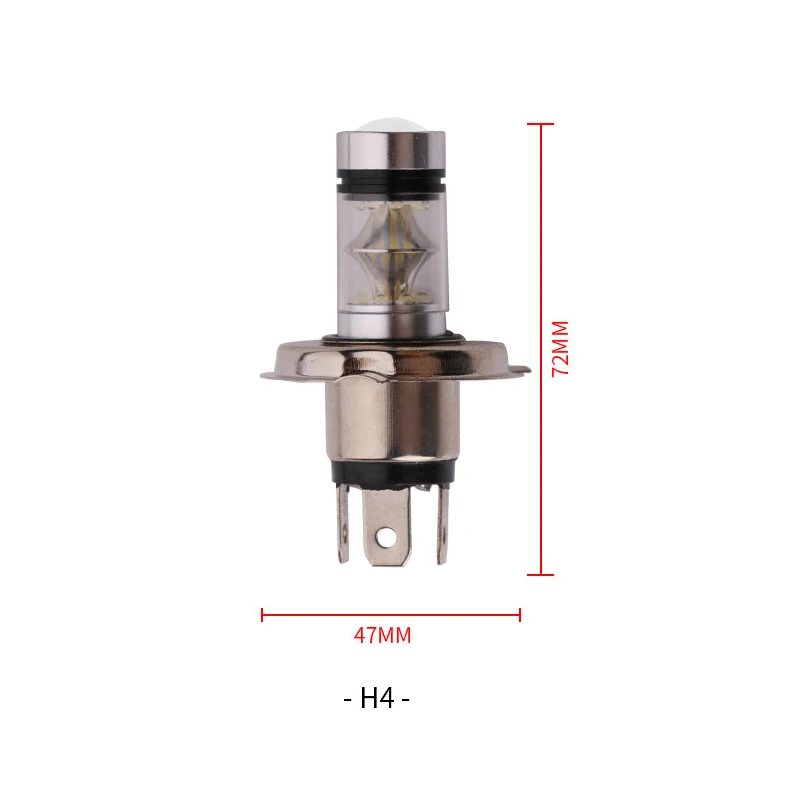 100W H4 H7 HID 화이트 LED 헤드 라이트 전구, 아주 밝은 흰색 Led 자동차 운전 안개등 램프 자동 안개 램프 자동차 액세서리, 2 개