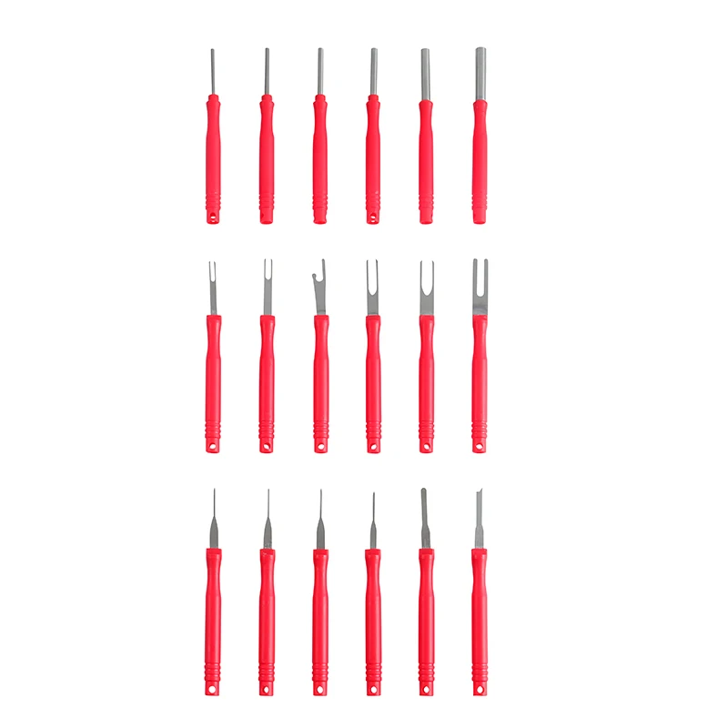 자동차 와이어 하네스 플러그 터미널 커넥터 바늘 제거기 분해 도구 바늘 제거기, 상자 포함 핸드 헬드 도구, 8 개, 18 개, 30 개, 36 개