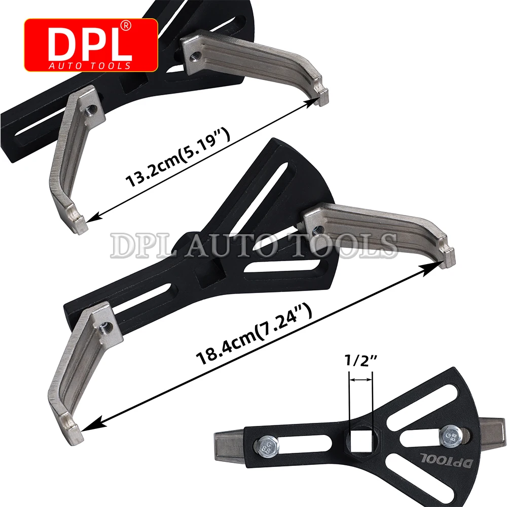 조정 가능한 범용 연료 펌프 제거 도구, 크기 조정 가능한 잠금 링 스패너, 5.31 