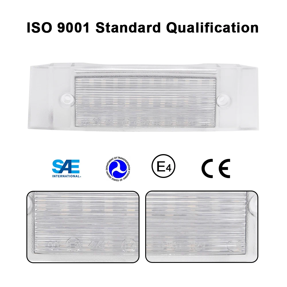 LED 라이센스 번호판 조명, Opel Vauxhall Vivaro A B Renault Trafic II Nissan Primastar NV300 Fiat Talento용, 1 개