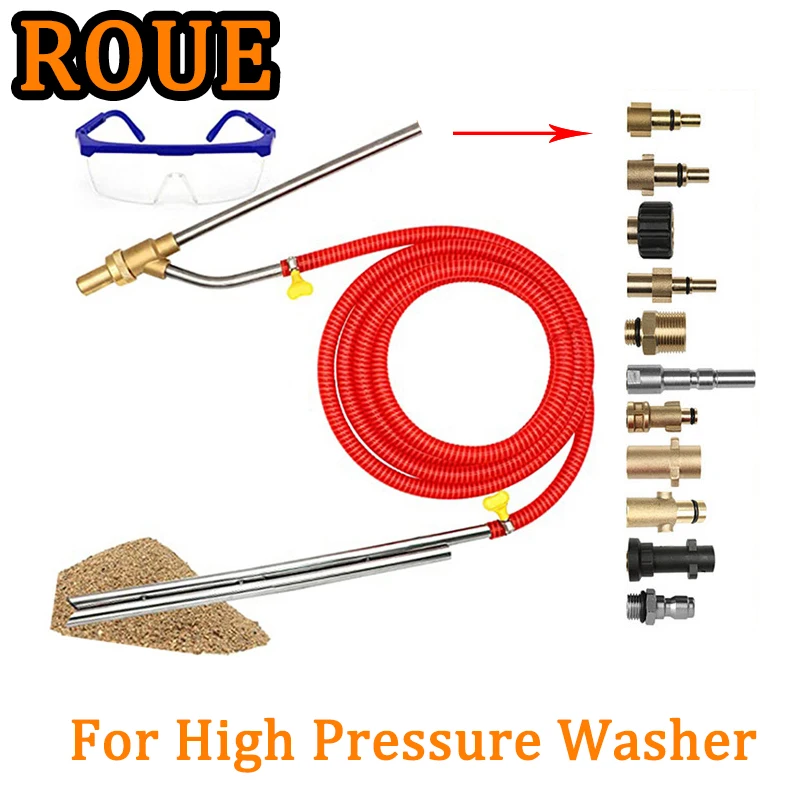 ROUE 압력 와셔 샌드 블라스팅 건, 모래 및 습식 블라스팅 키트, Karcher, Lavor, Huter, Nilfisk, Parkside 호스 title=ROUE 압력 와셔 샌드 블라스팅 건, 모래 및 습식 블라스팅 키트, Karcher, Lavor, Huter, Nilfisk, Parkside 호스 