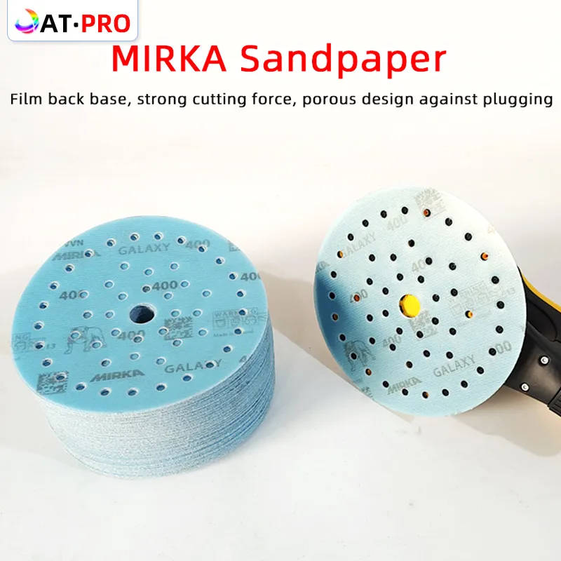 Mirka-갤럭시 사포 6 인치 150mm, 자동차 미용 드라이 스크럽 종이, 목공 가구 하드웨어 연마 연마재 80-2000 title=Mirka-갤럭시 사포 6 인치 150mm, 자동차 미용 드라이 스크럽 종이, 목공 가구 하드웨어 연마 연마재 80-2000 