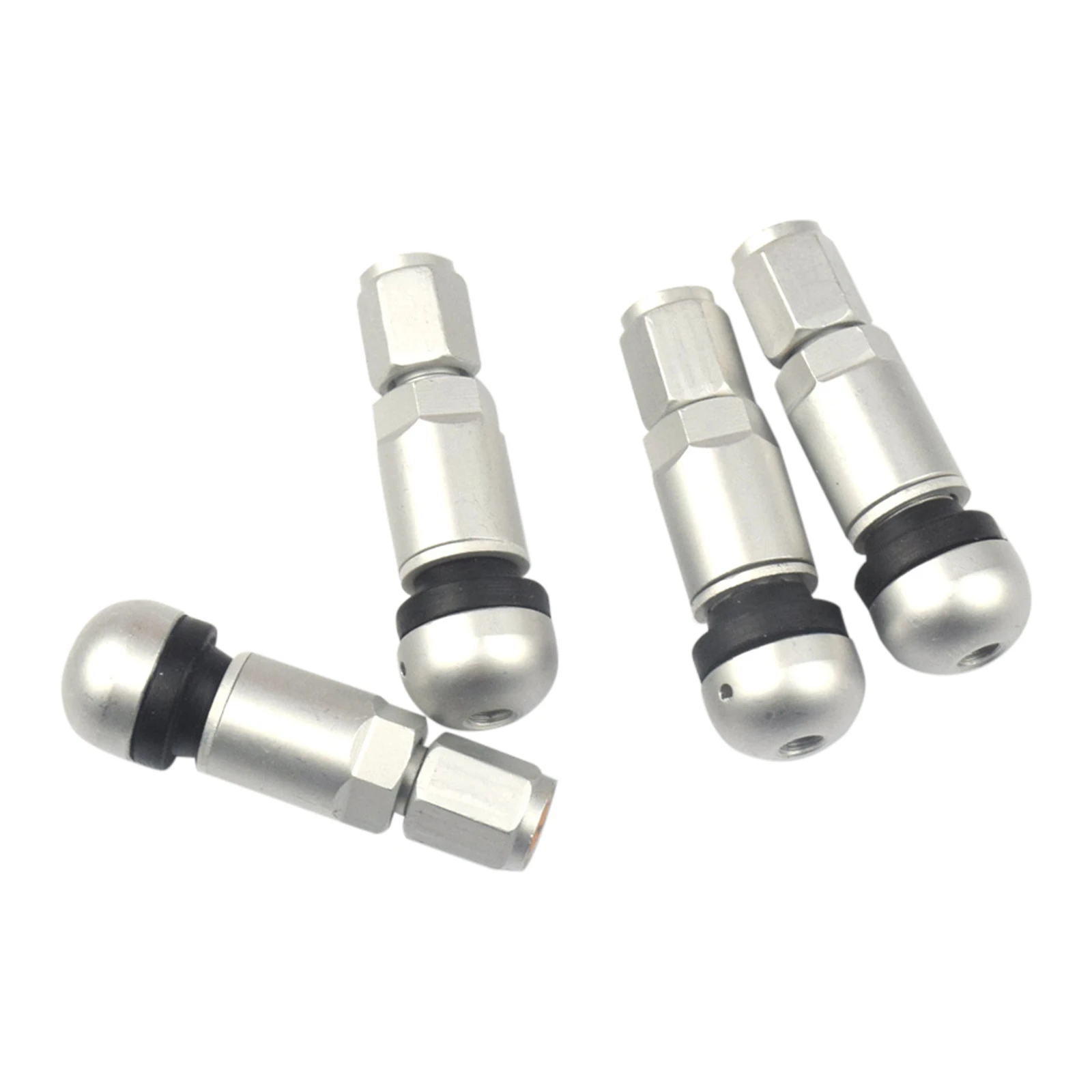 범용 금속 자동차 오토바이 튜브리스 휠 타이어 밸브 캡 4 개, 알루미늄 타이어 밸브 캡 스템 자동차 부품 액세서리 신상 2021