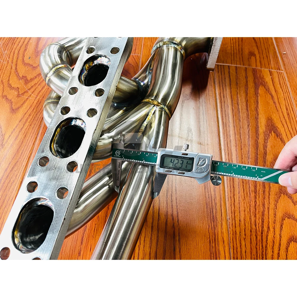 KUNGFU PERFORMANCE 동일 길이 상단 마운트 T3 T4 터보 배기 매니폴드, BMW E36 E39 M50 M52 S50 S52 325I 328I M3 323I RHD용