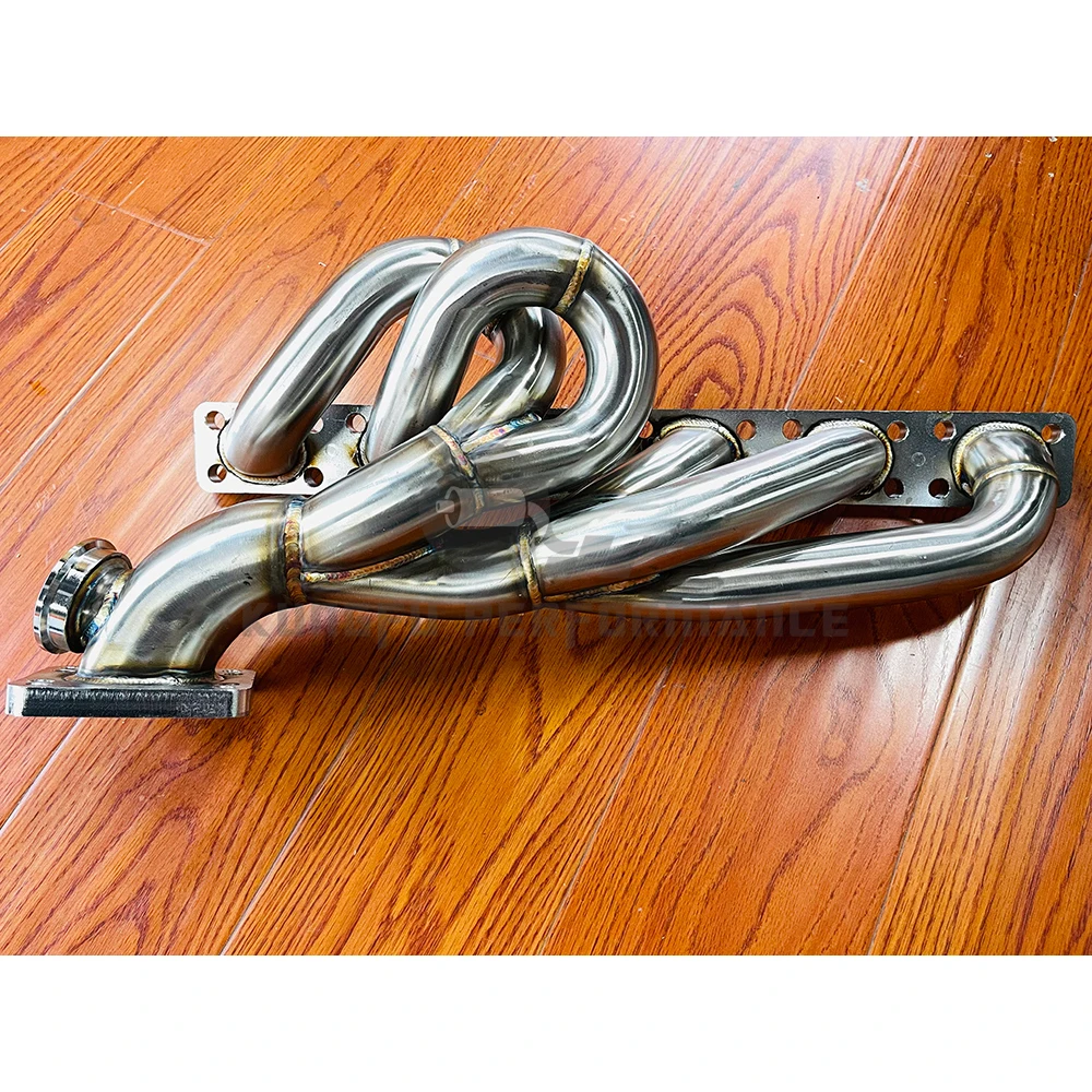 KUNGFU PERFORMANCE 동일 길이 상단 마운트 T3 T4 터보 배기 매니폴드, BMW E36 E39 M50 M52 S50 S52 325I 328I M3 323I RHD용