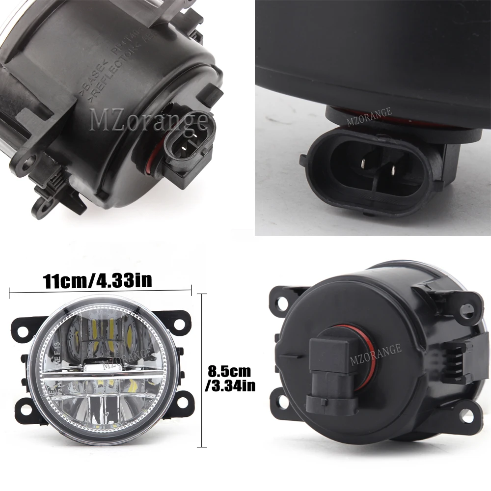 포드 포커스 2 MK2 2009 2010 2011 LED 헤드라이트 안개등 커버 그릴 크롬 베젤 하네스 스위치 키트 액세서리