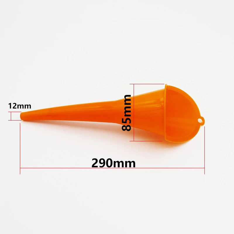 스플래시 방지 자동차 긴 마우스 오일 깔때기 충전 도구, 가솔린 오일 연료 플라스틱 오토바이 엔진 급유 자동차 액세서리, 1 개, 4 개