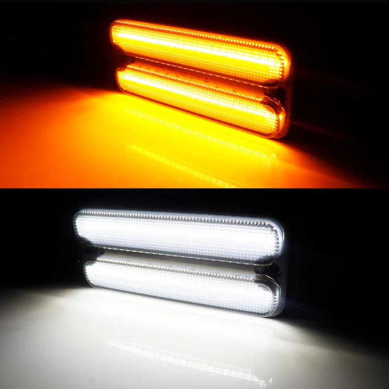 자동차 전면 및 후면 사이드 마커 램프, 1968 1972 쉐비 블레이저, C10, C20 픽업 및 GMC 픽업 트럭용, 방향 지시등, 주행등