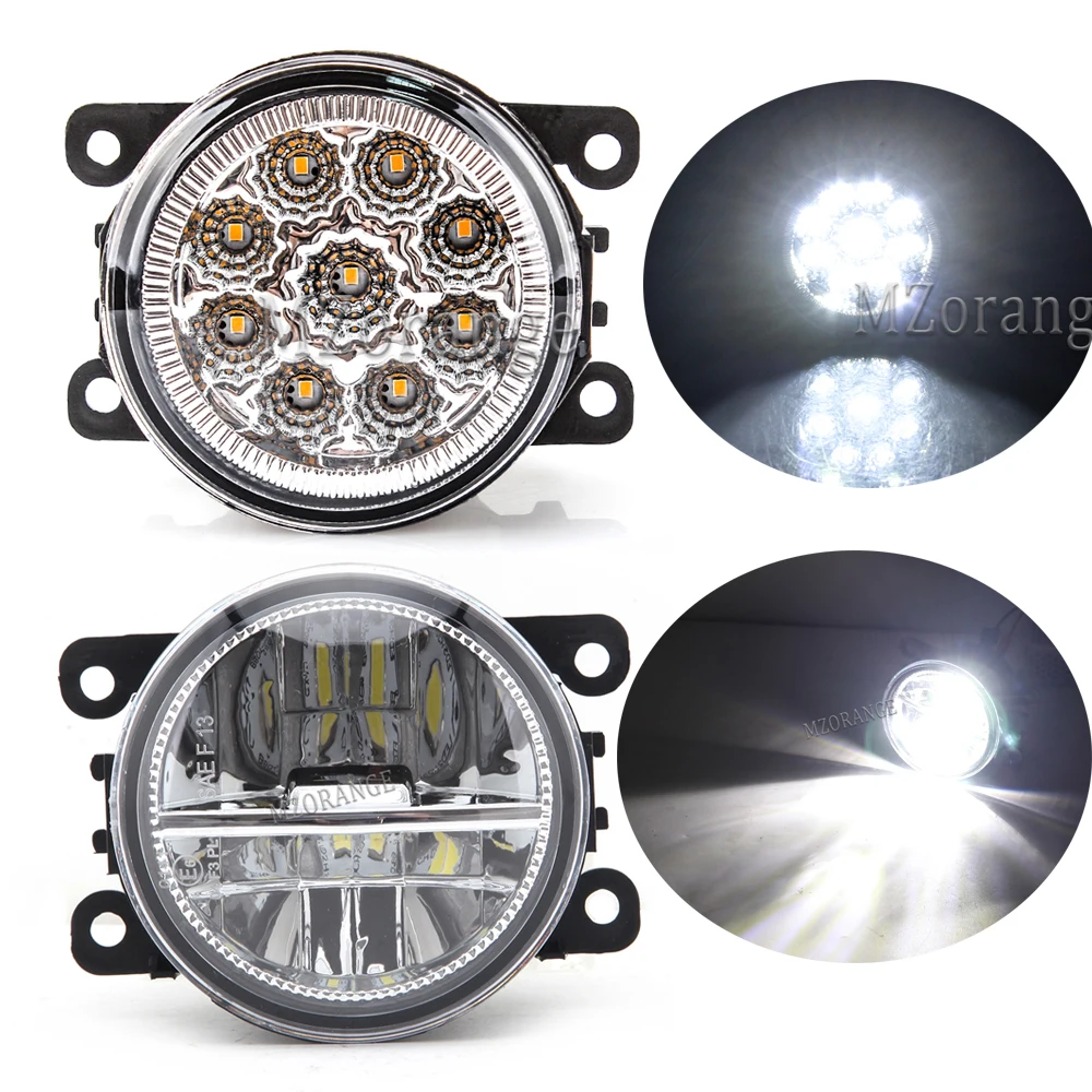 포드 포커스 2 MK2 2009 2010 2011 LED 헤드라이트 안개등 커버 그릴 크롬 베젤 하네스 스위치 키트 액세서리