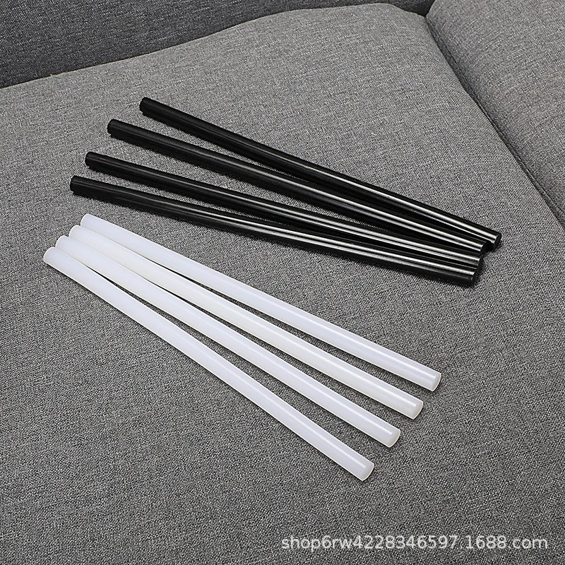 강력한 핫멜트 접착제 스틱, 투명 가정용 열 온도 열 DIY 도구, 전기 글루건 스틱, 공예 수리 도구, 7mm